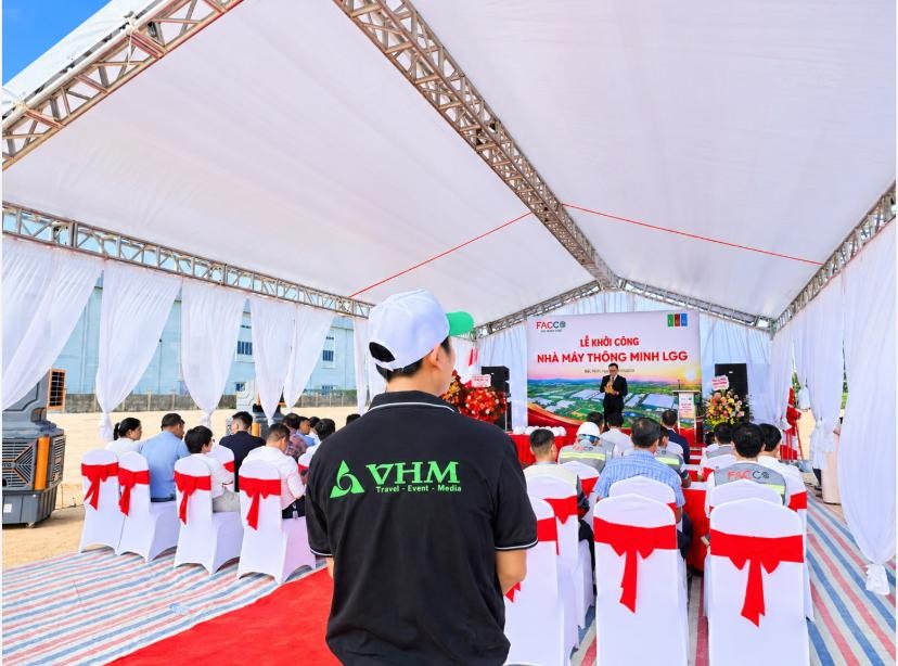 VHM EVENT ĐỒNG HÀNH TỔ CHỨC THÀNH CÔNG LỄ KHỞI CÔNG NHÀ MÁY THÔNG MINH LGG TẠI BẮC NINH